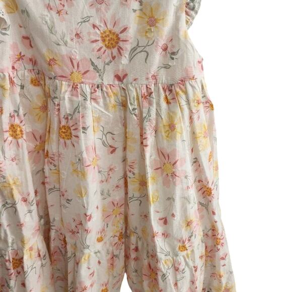 SHABBY Chic floral organic cotton‎ tiered sundress toddler size 4T new!!! - Picture 2 of 9